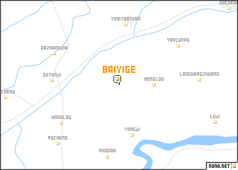 map of Baiyige