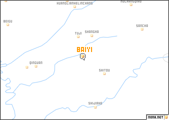 map of Baiyi