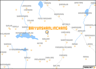 map of Baiyunshanlinchang