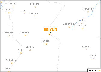 map of Baiyun