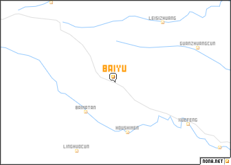 map of Baiyu