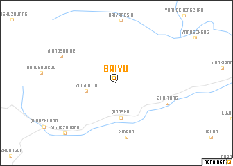 map of Baiyu