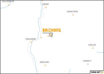 map of Baizhang