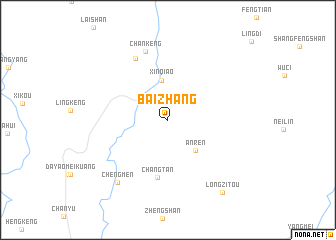 map of Baizhang