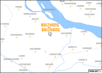 map of Baizhang