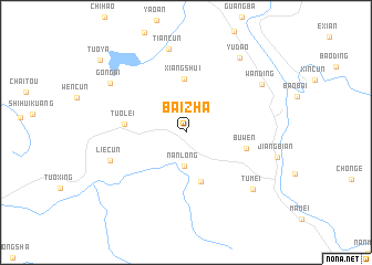 map of Baizha