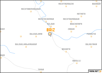 map of Baïz