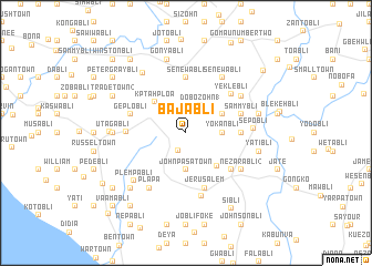 map of Bajabli