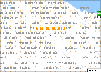 map of Bajaboniquito