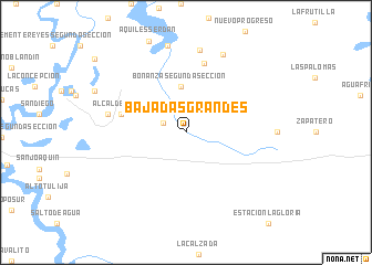 map of Bajadas Grandes