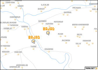 map of Bājad