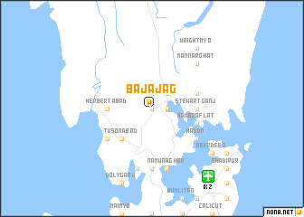 map of Bājajāg