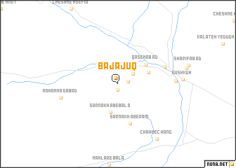 map of Bājā Jūq