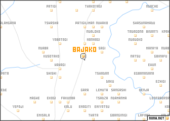 map of Bajako