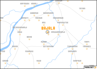 map of Bajala