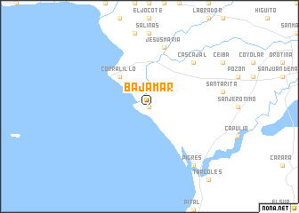 map of Bajamar