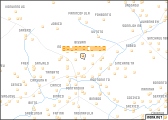 map of Bajanacunda