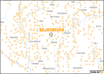 map of Bajanbaura