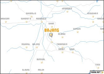 map of Bajang