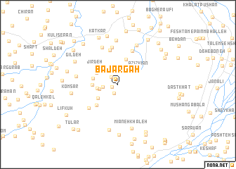 map of Bajārgāh