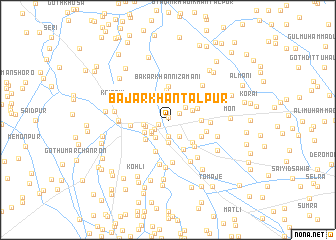 map of Bajār Khān Tālpur