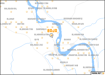 map of Bājā