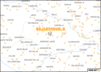 map of Bajdan Mahala