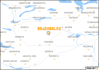 map of Bajembalės