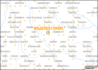 map of Băjeneştii Mari
