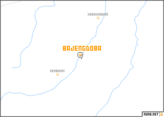 map of Bājengdoba