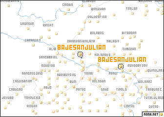 map of Baje San Julian