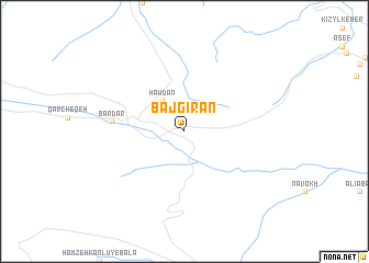 map of Bājgīrān