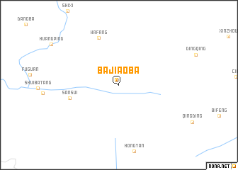 map of Bajiaoba