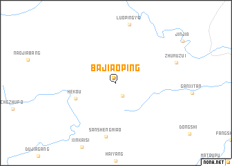 map of Bajiaoping