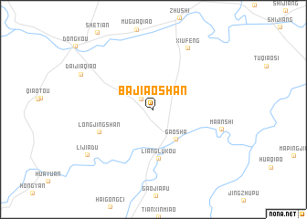 map of Bajiaoshan