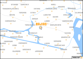 map of Bajiao