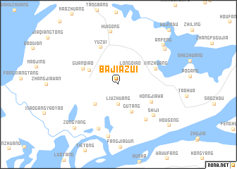 map of Bajiazui