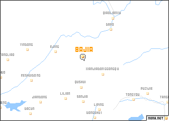 map of Bajia