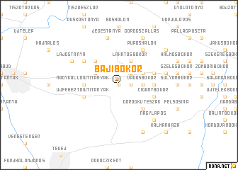map of Bájibokor