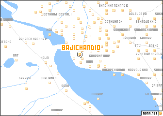 map of Bāji Chāndio