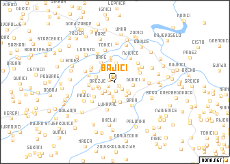 map of Bajići