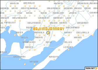 map of Bajiino Jannaay