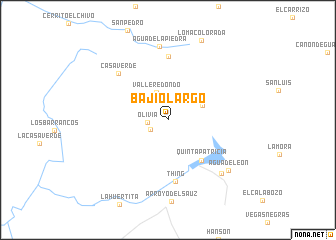 map of Bajío Largo