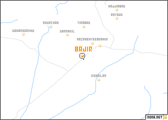 map of Bājīr