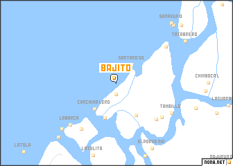map of Bajito
