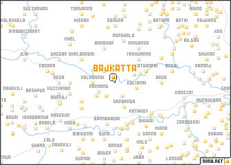 map of Bājkatta