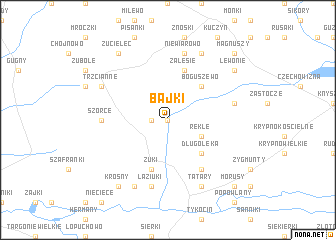 map of Bajki