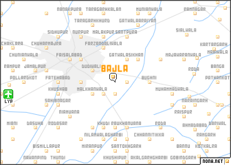 map of Bājla