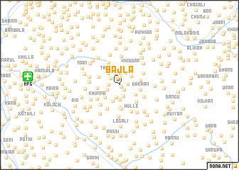 map of Bājla