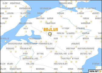 map of Bajlum